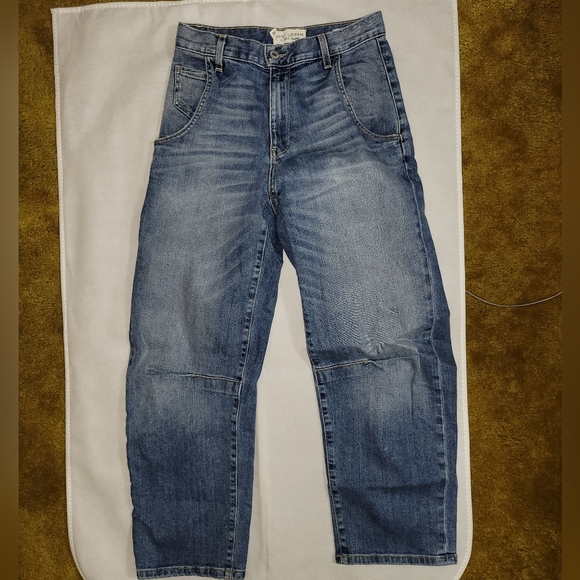 Nili lotan emerson jean 24 classic wash barrel crop - Picture 7 of 12